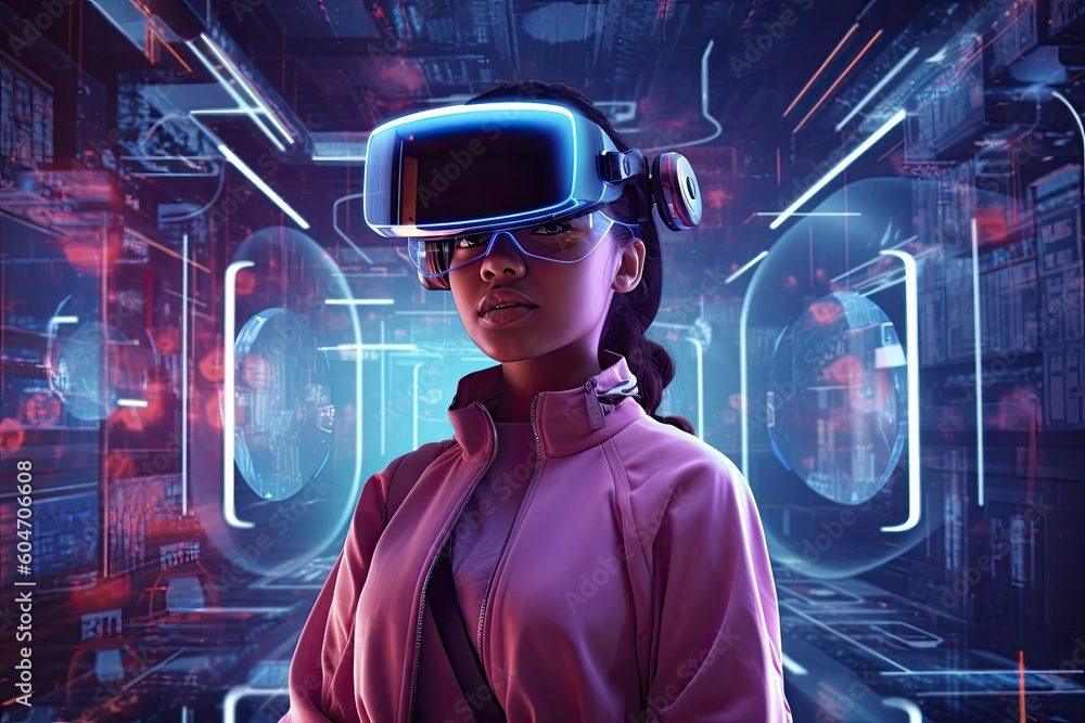 Metaverse technology concept Metaverse technology concept