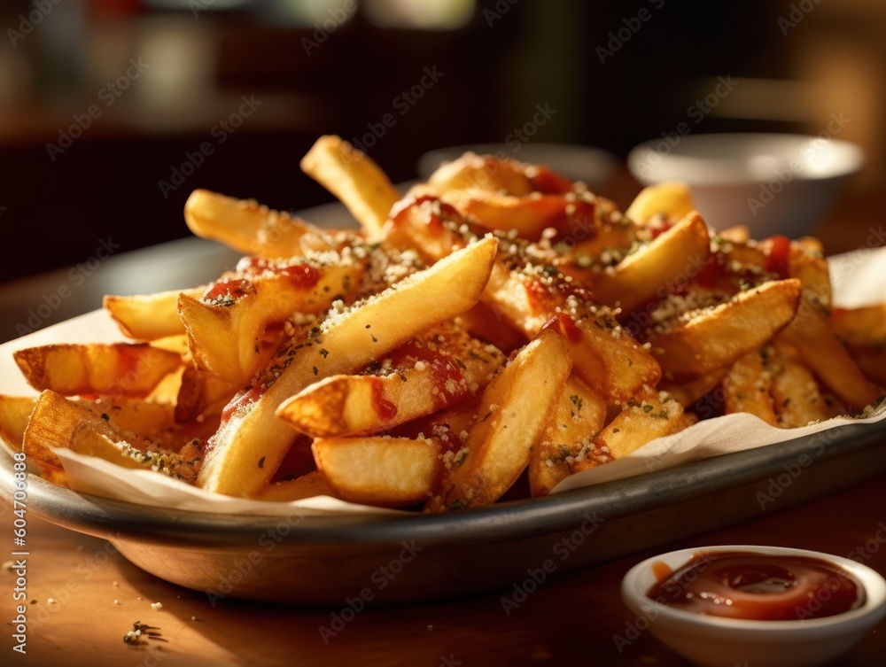 French fries. Generative AI French fries. Generative AI
