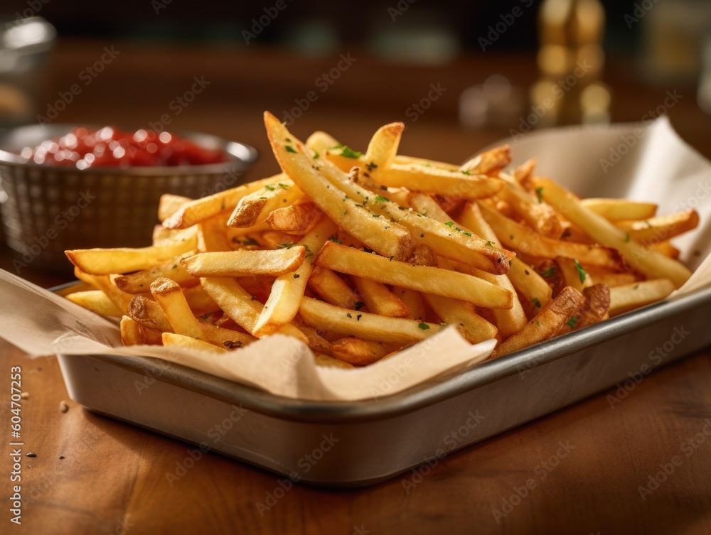 French fries. Generative AI French fries. Generative AI