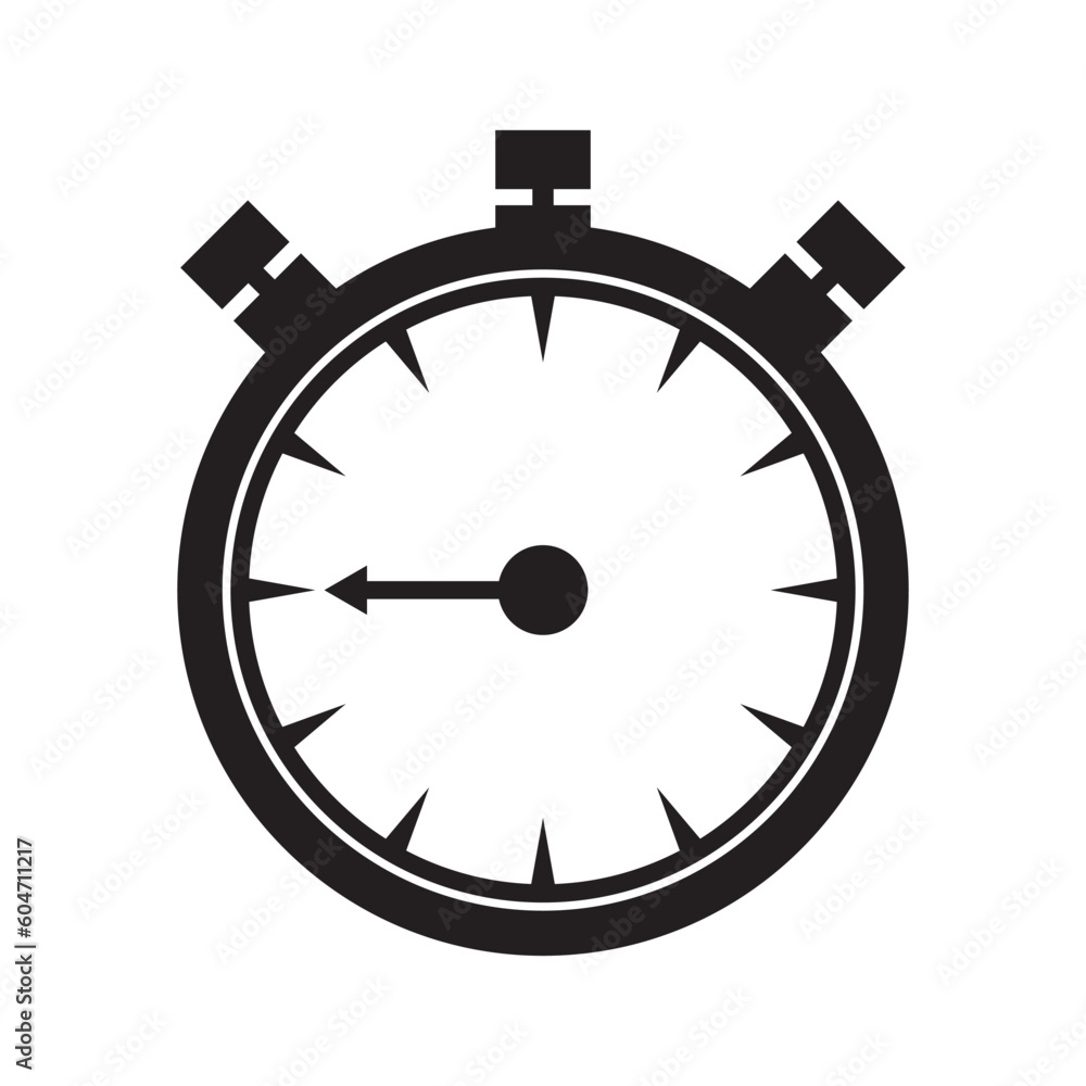 Stopwatch icon vector