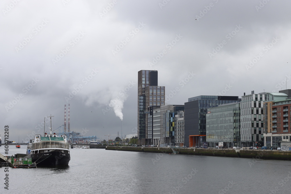 Modern architecture in the city of Dublin, Ireland Modern architecture in the city of Dublin, Ireland