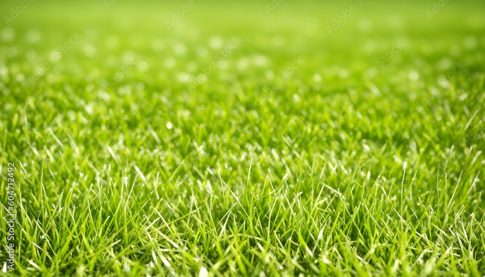 Green grass background, grass field background. Grass texture. Generative AI Green grass background, grass field background. Grass texture. Generative AI