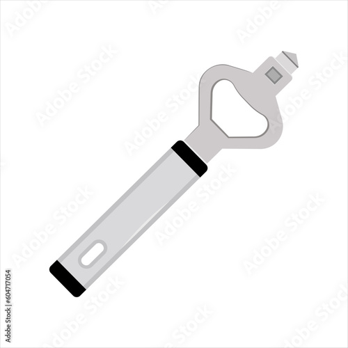 Bottle opener vector icon on white background