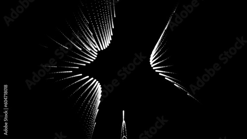 Groups of explosions and bursts of energy. Scattering galaxies, universes and stars. Gravitation curves of trajectories. Sea of information. Net point forms space power fabric. Light receding surface