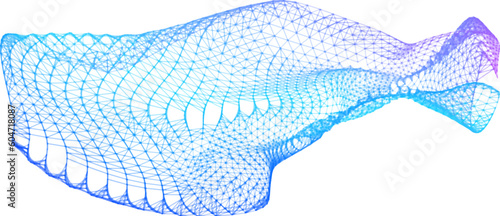 Network lines. Net wave information flow. Scientific paradigm solutions future. Forward vision progress. Big data cells deep development analysis. foresight conference background banner.