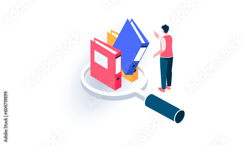 SEO Optimization Isometric