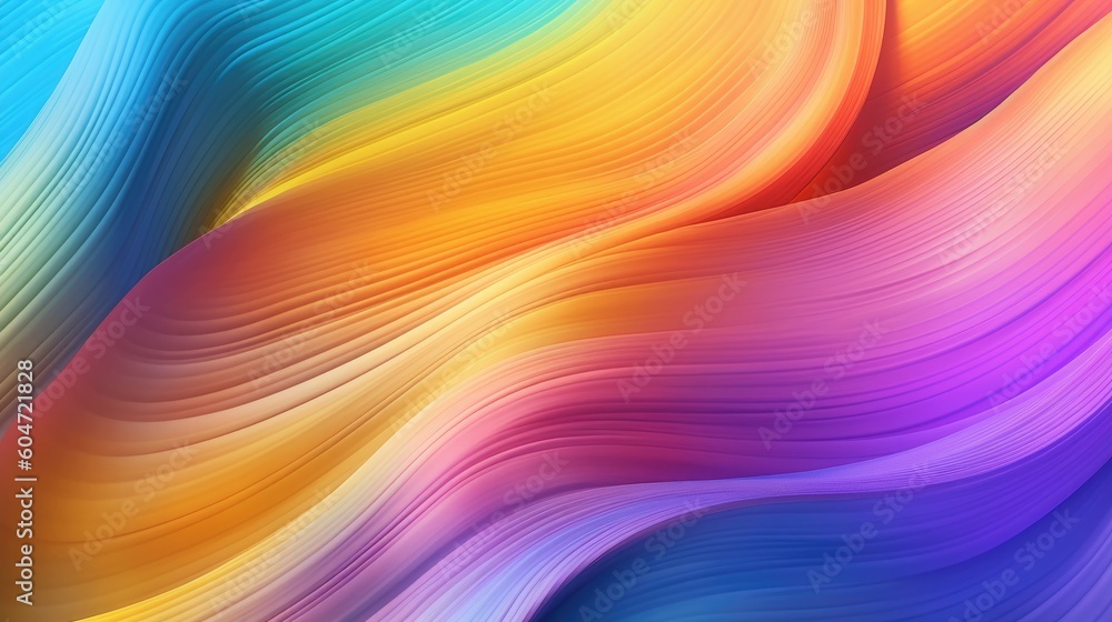 Rainbow curve abstract background Rainbow curve abstract background