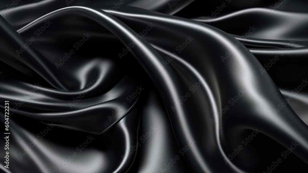 Glamour Black Satin Background Glamour Black Satin Background