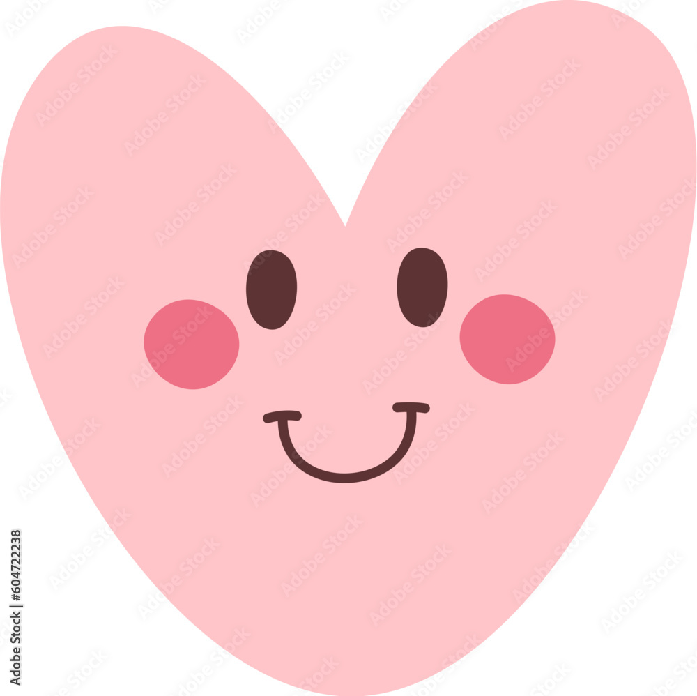 Smiling Heart Character