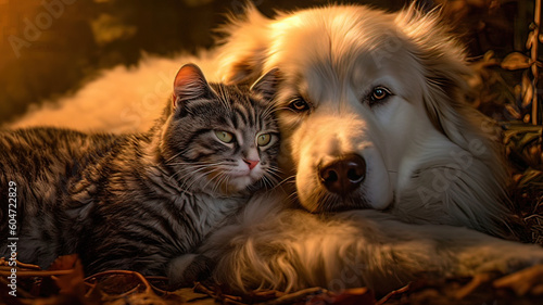 Whiskers and Wagging Tails  Cats and Dogs as Friends