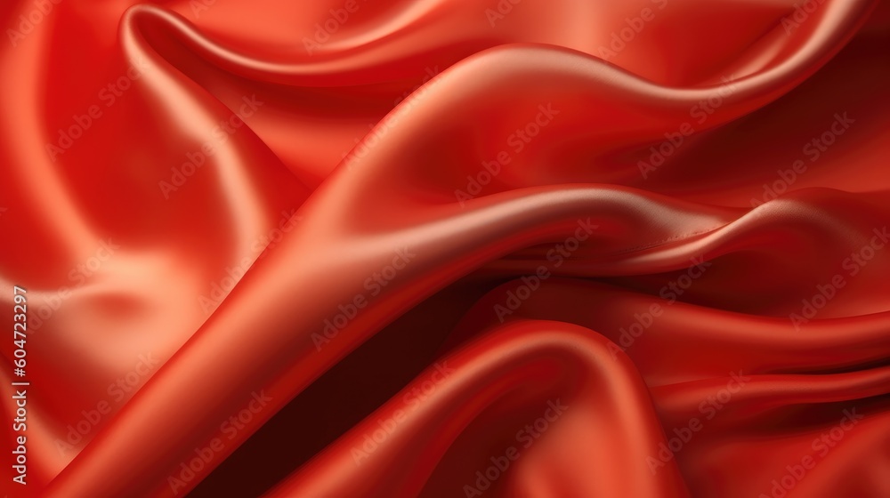 Obraz premium Silk Wave Drapery Background