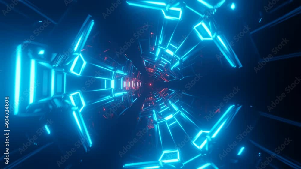 Dynamic and surreal VJ loop featuring a seamless multicolor psychedelic pattern with futuristic aesthetics