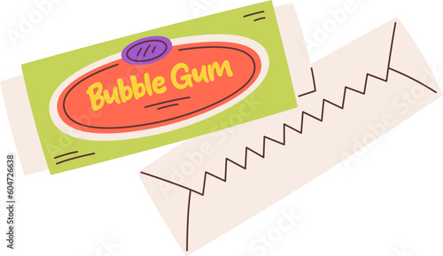 Chewing Plate Bubble Gum
