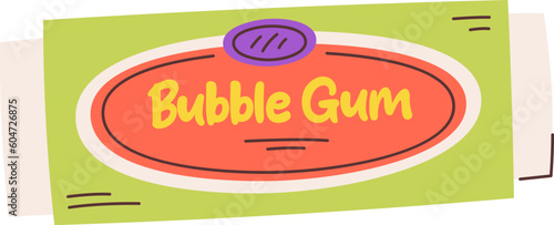 Chewing Plate Bubble Gum
