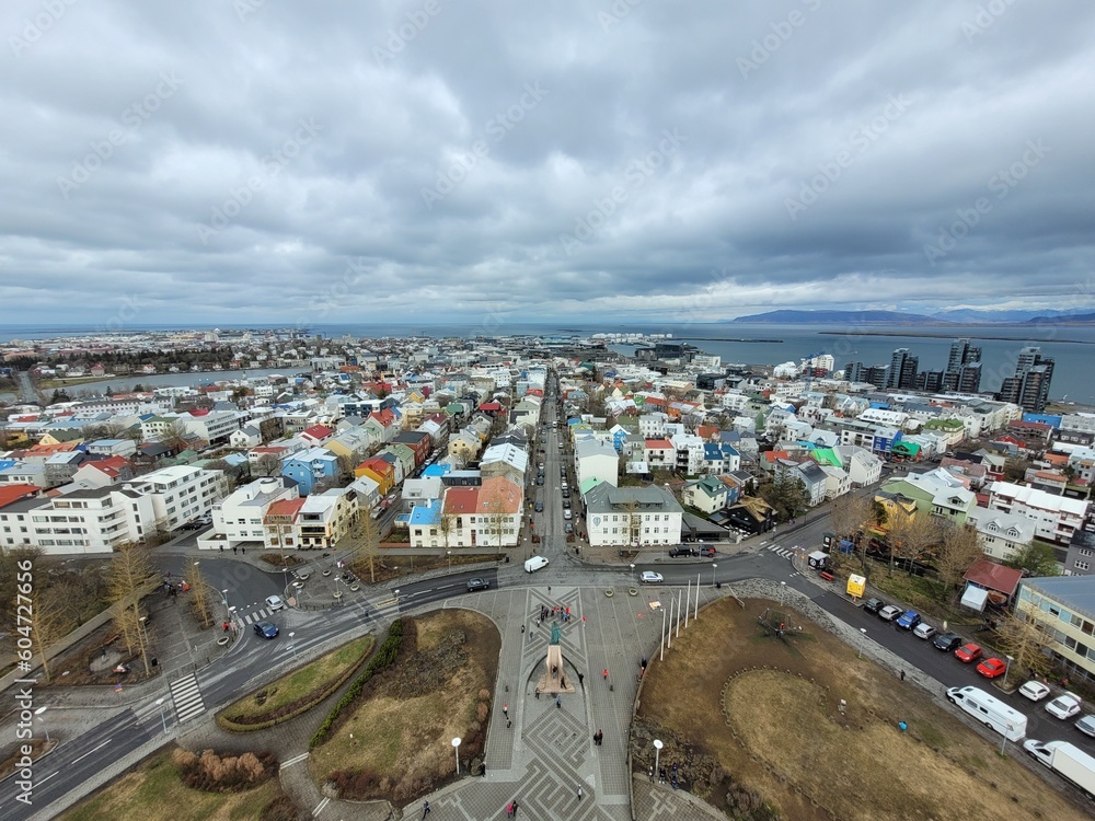 Ausblick auf Reykjavik von Hallgrímskirkja