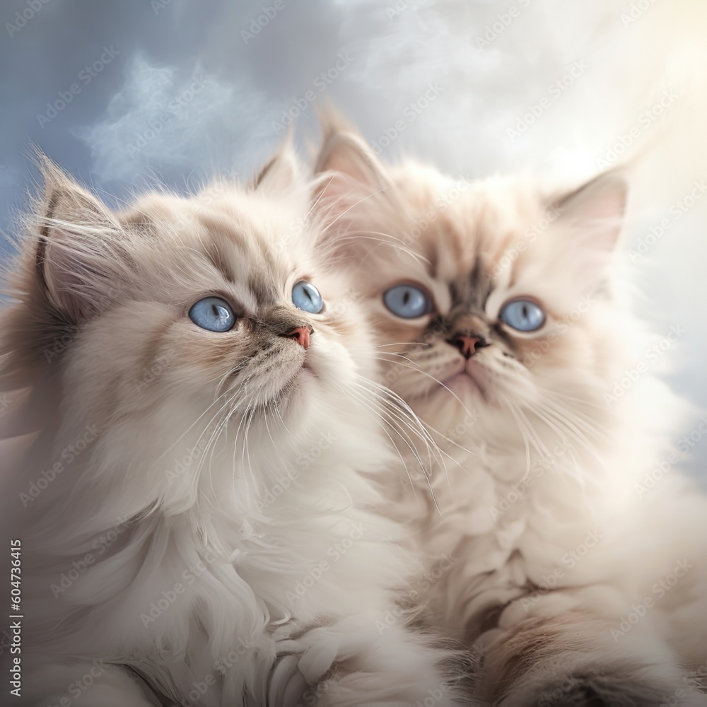 Heavenly Harmony: Immersing in the Serene World of Himalayan Kittens