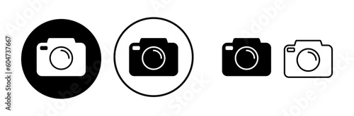 Camera Icon in trendy flat style isolated. Camera symbol web site design
