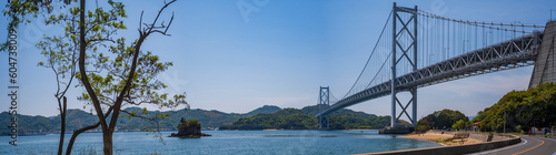 Fototapeta Naklejka Na Ścianę i Meble -  しまなみ海道の因島大橋