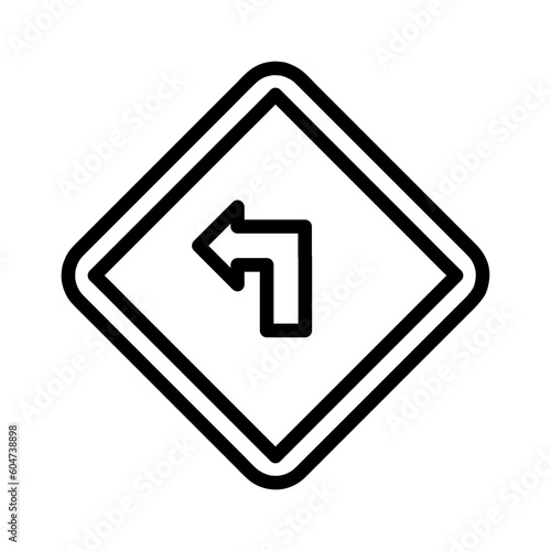 Turn left icon,vector illustration.turn left icon illustration isolated on White background, turn left icon.eps Free Download Turn left icon,vector illustration.turn left icon illustration isolated on White background, turn left icon.eps - GFXLoad