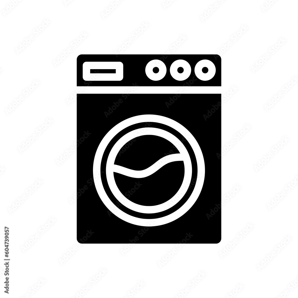 Washing machine icon,vector illustration. vector washing machine icon illustration isolated on White background 