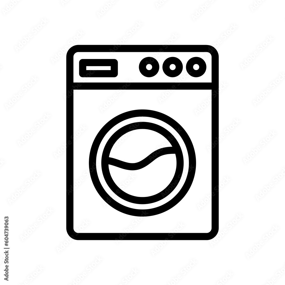 Washing machine icon,vector illustration. vector washing machine icon illustration isolated on White background..eps