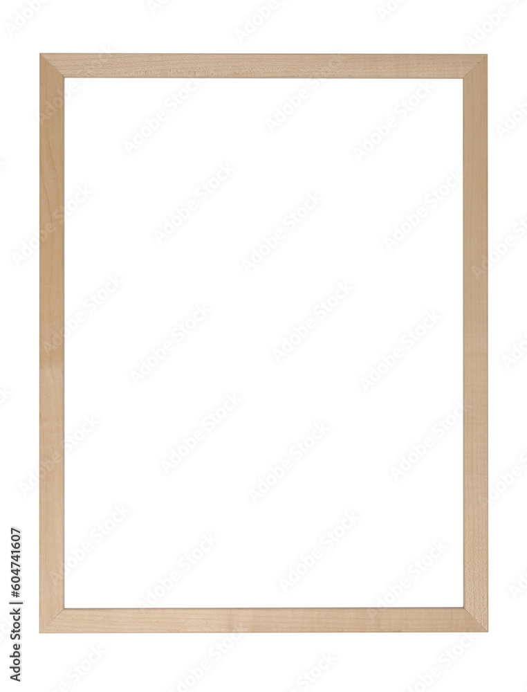 Wooden frame isolated on white. For mirror, photo, picture, painting and others Wooden frame isolated on white. For mirror, photo, picture, painting and others
