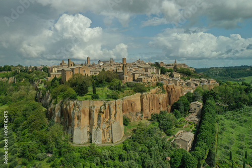 Medieval village on a cliff Orvieto, Italy