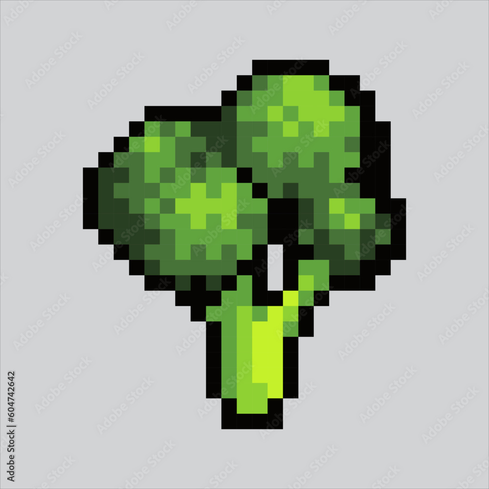 pixel art broccoli. broccoli vegetables pixelated design for logo, web,
mobile app, badges and patches. Video game sprite. 8-bit. Isolated vector illustration. pixel art broccoli. broccoli vegetables pixelated design for logo, web,
mobile app, badges and patches. Video game sprite. 8-bit. Isolated vector illustration.