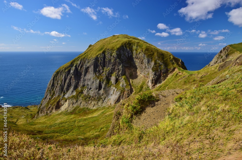 Fototapeta premium 礼文島ハイキング