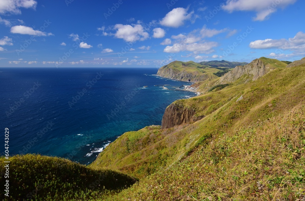 Fototapeta premium 礼文島ハイキング