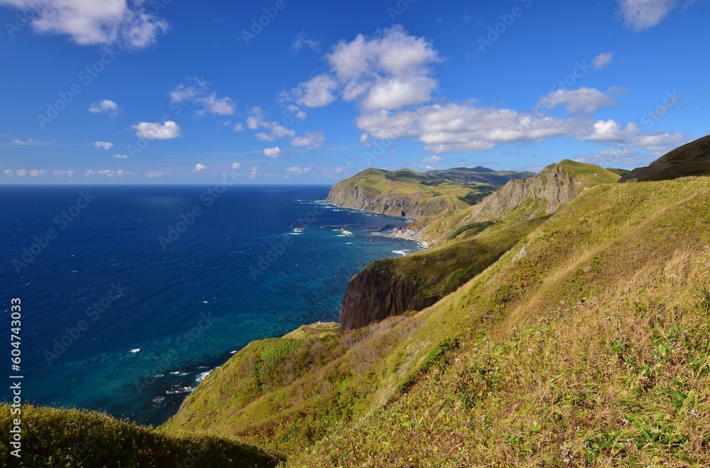 Fototapeta premium 礼文島ハイキング
