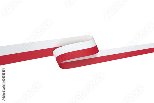 Poland flag element design national independence day banner png
