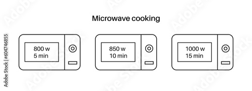 Cooking in microwave
