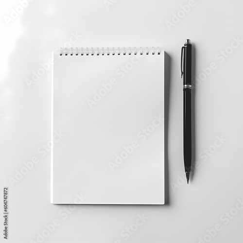 Blank Letter With Pen On The Office Desk Top View Illustration © arfiantama