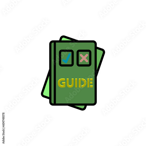 guide icon vector design templates