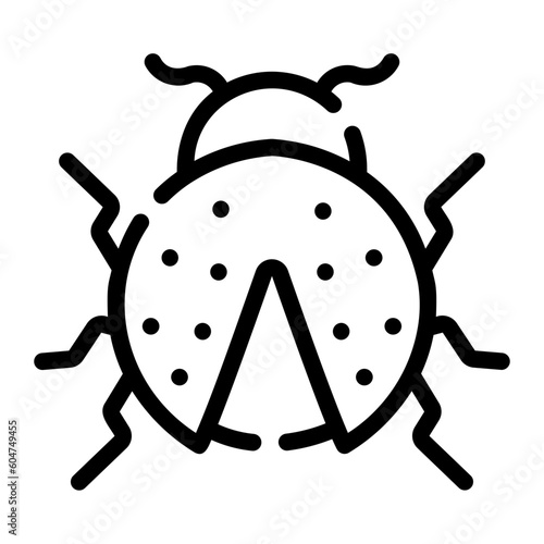 ladybug Line Icon