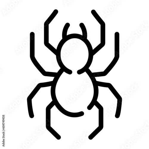 spider Line Icon