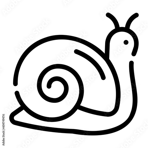 snail Line Icon