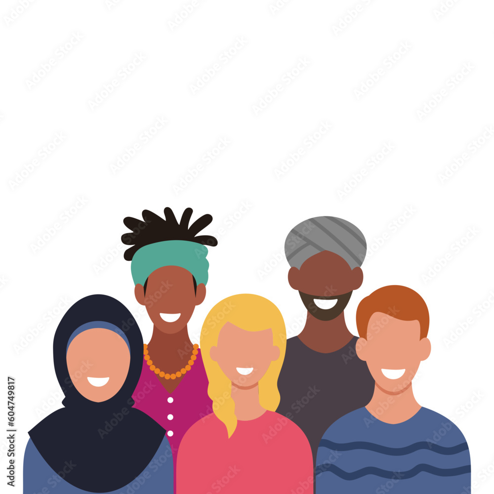 Diverse Workspace Illustration Diverse Workspace Illustration