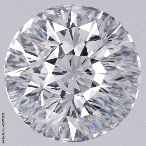 Generative AI, Delicate shiny diamond close-up