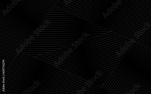 Wallpaper Mural Abstract black grid background. abstract black background with diagonal lines, Gradient vector retro line pattern design. Monochrome graphic. Torontodigital.ca