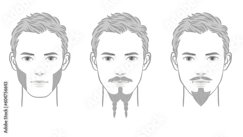 ひげスタイルのバリエーション