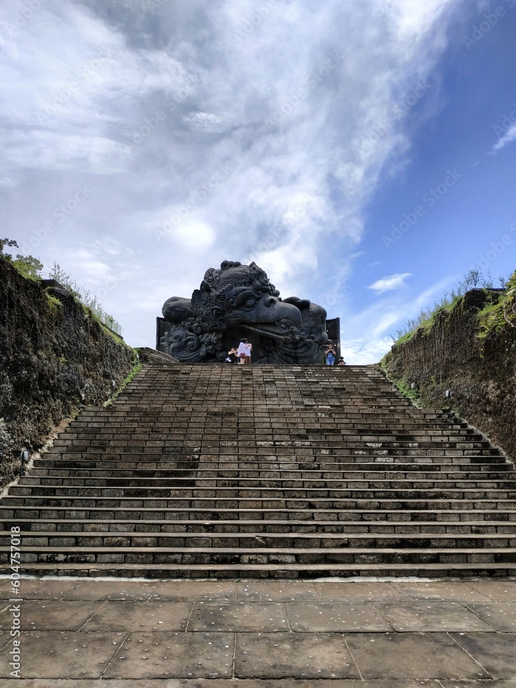 Bali, Indonesia – January 24, 2019: Garuda Wisnu Kencana Cultural Park, Or GWK, Is A Tourist Destination And Attraction Located At Ungasan, Badung, Bali. Bali, Indonesia – January 24, 2019: Garuda Wisnu Kencana Cultural Park, Or GWK, Is A Tourist Destination And Attraction Located At Ungasan, Badung, Bali.