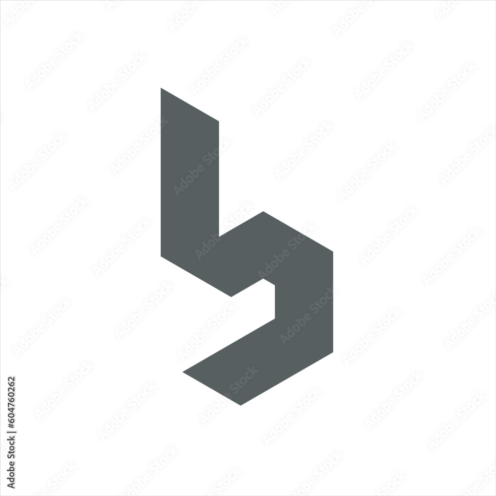 B logo modern abstract Logo is created with different thickness lines forming a stylish looking letter B. Color is black. B logo modern abstract Logo is created with different thickness lines forming a stylish looking letter B. Color is black.