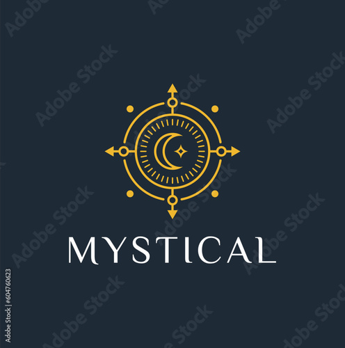 Circle logo illustrates the solar system.