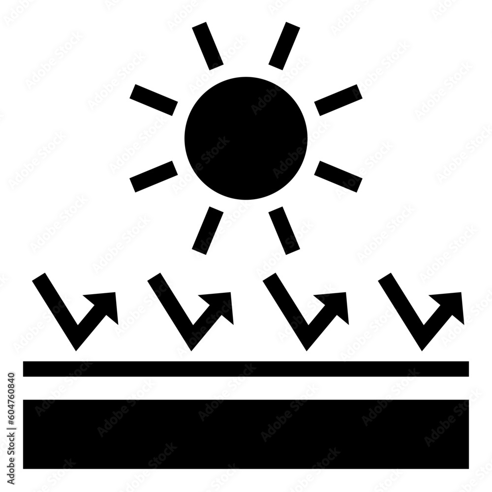 Sunproof icon for protection from sun exposure Sunproof icon for protection from sun exposure