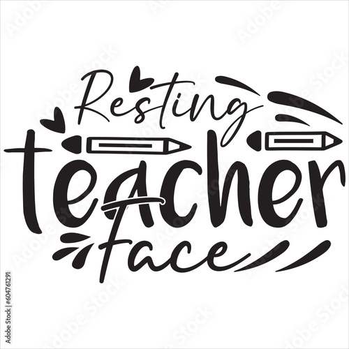Resting teacher face