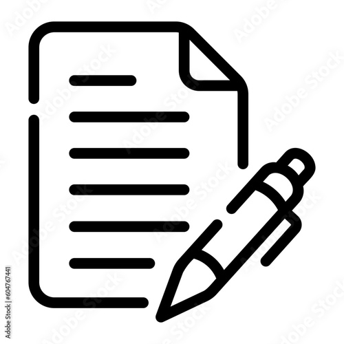 contract Line Icon