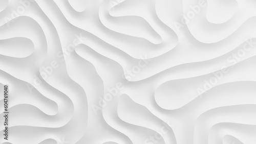 Abstract White wave Background 