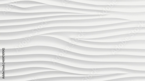 Abstract White wave Background 